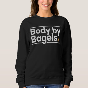 Lichaam van Bagels Foodie Bread Bakery Food Jewish Trui