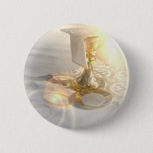 Lichaam van de Christus-Button Ronde Button 5,7 Cm
