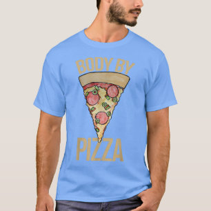 Lichaam van PIZZA shirt grappige pizzaminnaar t-sh