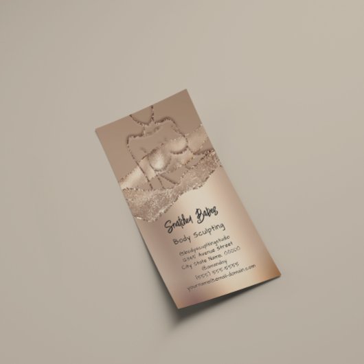 Lichaamsbedekking Cosmetica Logo QR Code SPA Roos Visitekaartje