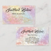 Lichaamsbedekking schoonheidsruimtesonde Logo Mass Visitekaartje (Voorkant / Achterkant)