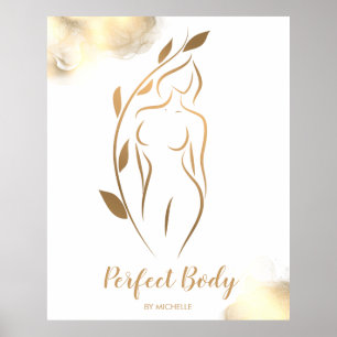 Lichaamsbedekking Wellness Cosmetics Beauty Spa Bu Poster