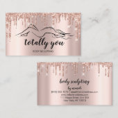 Lichaamsbedrog mooie Logo Visitekaartje (Voorkant / Achterkant)