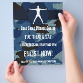 Lichaamsblauw kledij Camo Boot Camp Flyers (Hand)