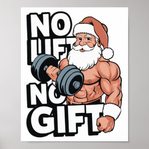 Lichaamsbouw Fitness Gym Kerstcadeaus Voor Lichaam Poster