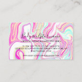 Lichaamsculpcontourschilderij Visitekaartje (Achterkant)