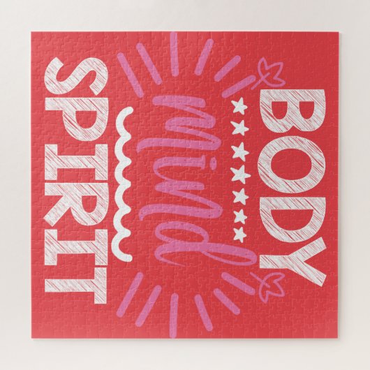 Lichaamsgeest Legpuzzel (Horizontaal)