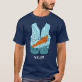 Lichaamskleding voor zwemmers Grafisch speciaal ge T-shirt (Voorkant)
