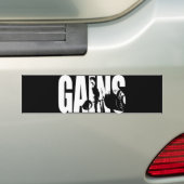 "Lichaamsopbouw" - GAINS Bumpersticker (Op auto)