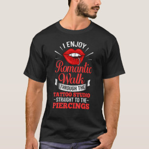 Lichaamspiercing Dermale implantaten Neus Oor Lip T-shirt