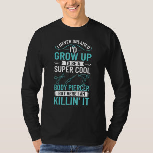 Lichaamspiercingpistool Dermale Piercingimplantate T-shirt