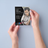 LichaamspIERCTIE STUDIO poster flyer (Hand)