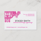 Lichaamssuiker Visitekaartje (Achterkant)