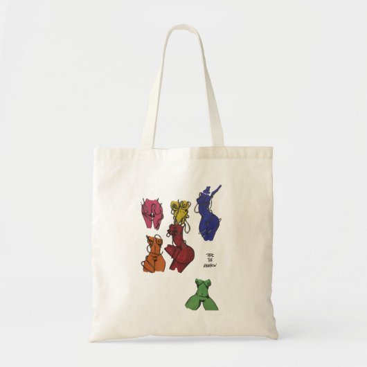 lichaamstas tote bag (Voorkant)