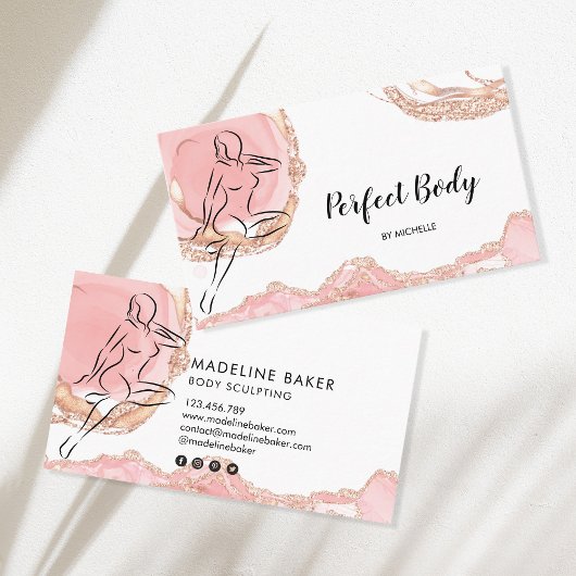 Lichaamsveeg- en contourgolftraining visitekaartje