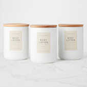 Lichaamswater Etiket (Flessen)