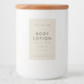Lichaamswater Linen Etiket (Voorkant)