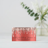 Lichaamszorg sculpend QRCode Logo Red Visitekaartje (Staand voorkant)