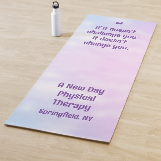 Lichamelijk therapeut Business Inspirerend Quote Yogamat