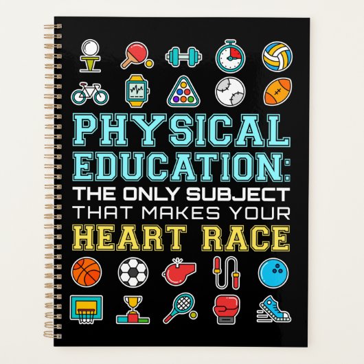 Lichamelijke Opvoeding Hartrace PE Leraar Planner (Voorkant)