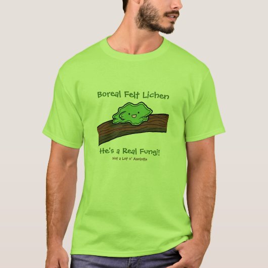 Lichen boréal de feutre : un vrai T-shirt de (Devant)