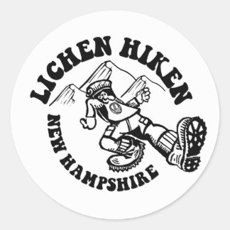 Lichen Hiken Classic Ronde Sticker