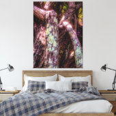Lichen in Dapped Sunlight Canvas Afdruk (Insitu (Slaapkamer))