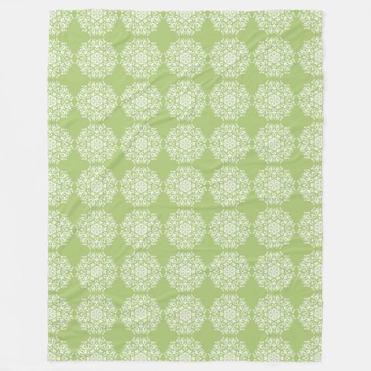 Lichen Mandala Fleece Deken (Voorkant)