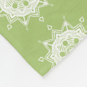 Lichen Mandala Fleece Deken (Hoek)