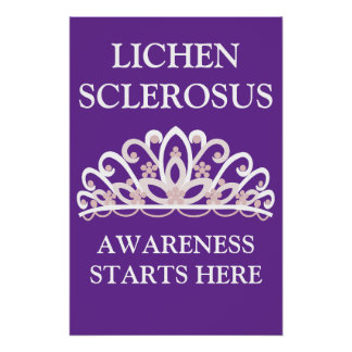 Lichen Sclerosus "Bewustwording Begint Hier" Perfect Poster