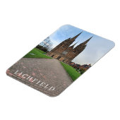 Lichfield Cathedraal uitzicht friet magneet (Linkerzijde)