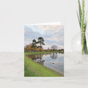 Lichfield Stowe Pool wenskaart Kaart