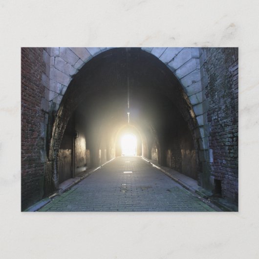 Licht aan het eind briefkaart (Voorkant)