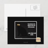 Licht aan het eind van de tunnel briefkaart (Voorkant / Achterkant)