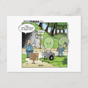 Licht aan het eind van de tunnel briefkaart