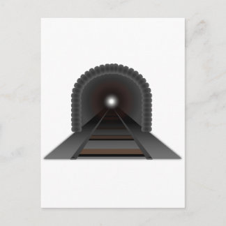 Licht aan het eind van de tunnel! briefkaart
