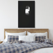 Licht aan het eind van de tunnel canvas afdruk (Insitu (Slaapkamer))