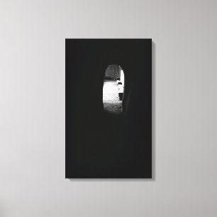 Licht aan het eind van de tunnel canvas afdruk