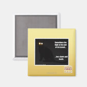 Licht aan het eind van de tunnel magneet (Voorkant / Achterkant)