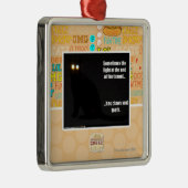 Licht aan het eind van de tunnel metalen ornament (Rechts)