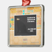 Licht aan het eind van de tunnel metalen ornament (Links)