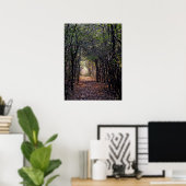 Licht aan het eind van het Poster van de Weg (Thuiskantoor)