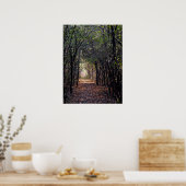 Licht aan het eind van het Poster van de Weg (Keuken)