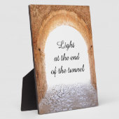 Licht aan het einde van de tunnel fotoplaat (Zijkant)