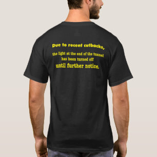 licht aan het einde van de tunnel t-shirt