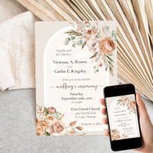 Licht Aarde Tone Bloemen Rustiek Boho Huwelijk