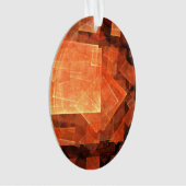 Licht Abstracte Art Acrylovaal Ornament (voorkant)