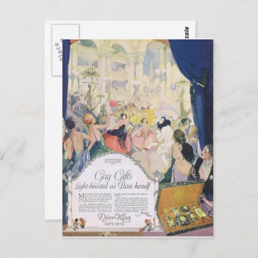 Licht als Paris Herself Briefkaart (Voorkant / Achterkant)