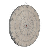 Licht  Antiek papier achtergrond Dartbord (Voorkant Links)