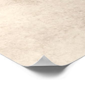 Licht  Antiek papier achtergrond Poster (Hoek)